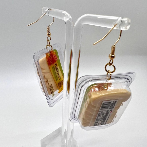 Sandwich Earrings - Oscar Meyer Deli Lunch Meat Mini Brands Earrings - Picture 3 of 6